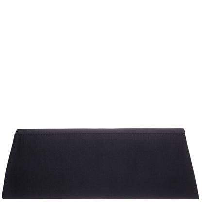 Nina Shoes Zoey-Z Black Satin Clutch Bag