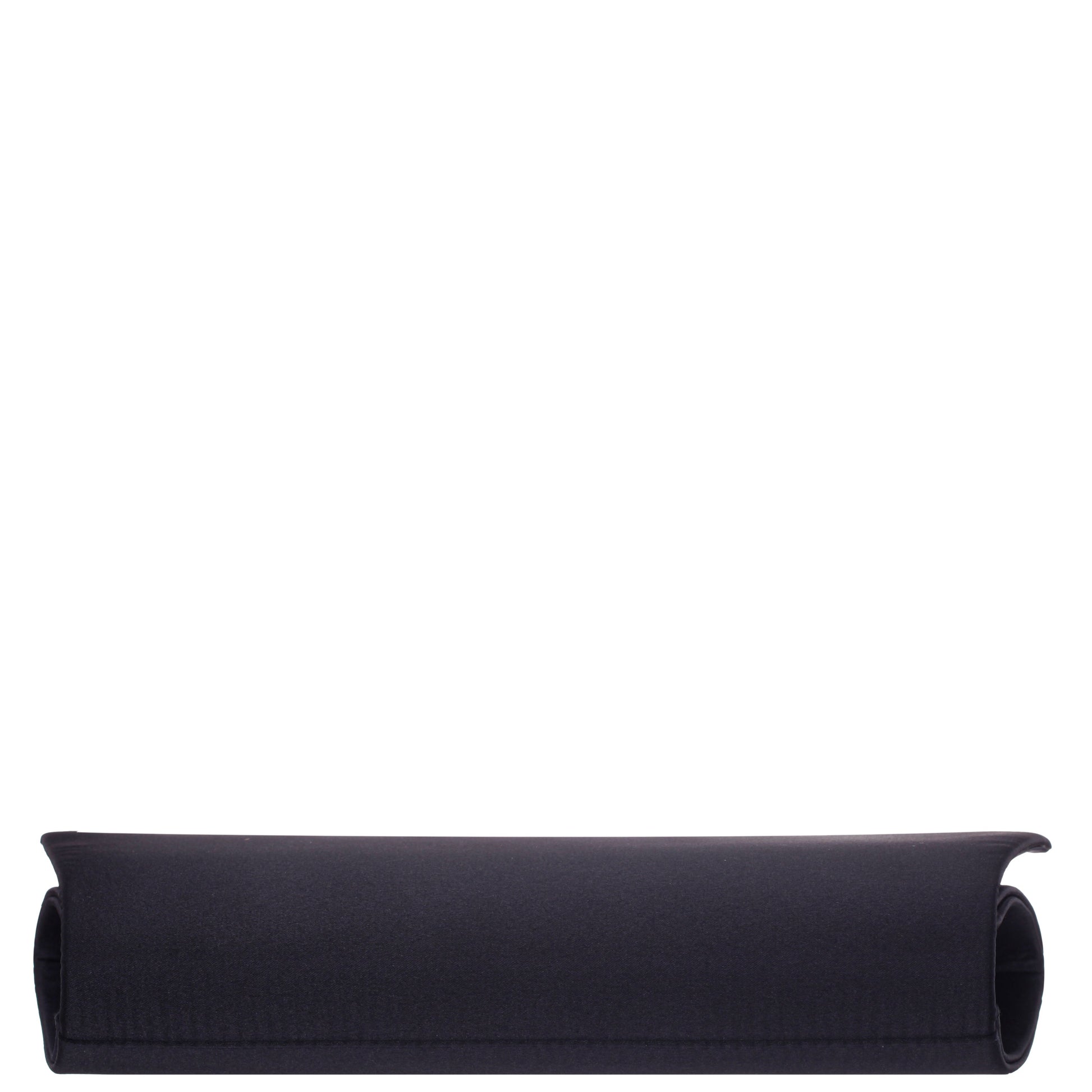Nina Shoes Zoey-Z Black Satin Clutch Bag