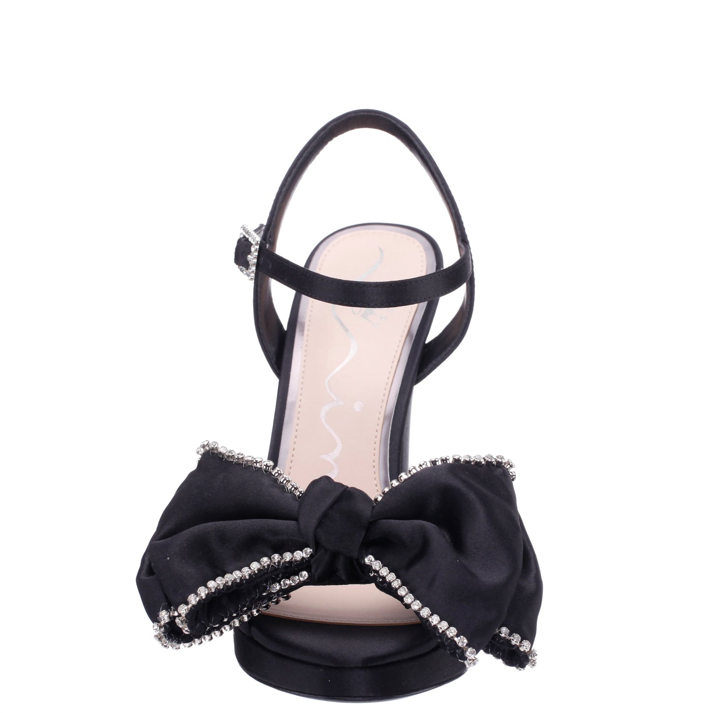 Nina Shoes Sarai Black Ankle Strap High-Heel Platform Sandals