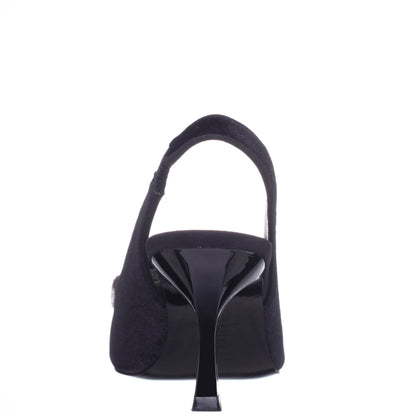 Nina Shoes Jolanda Black Slip On Mid-Heel Dress Shoes