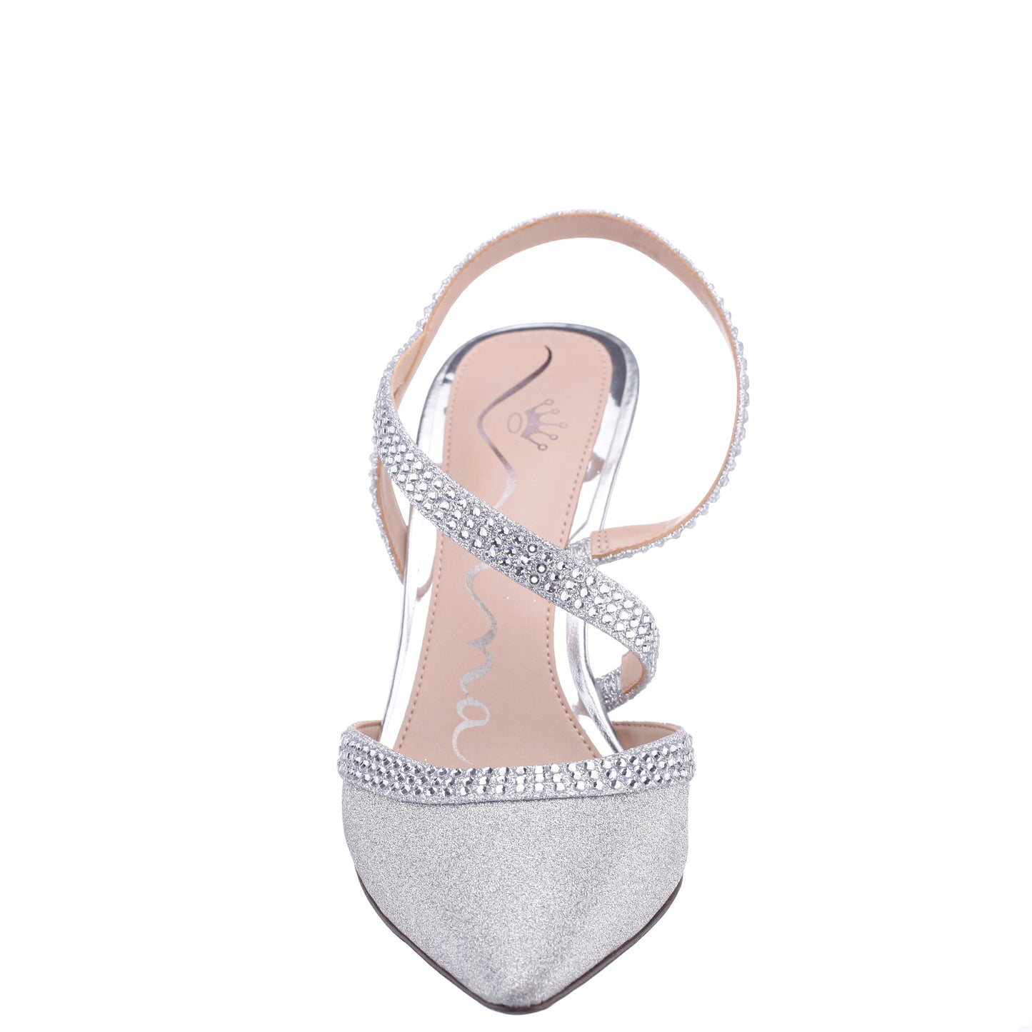 Nina Shoes Nicara Silver High-Heel Pumps