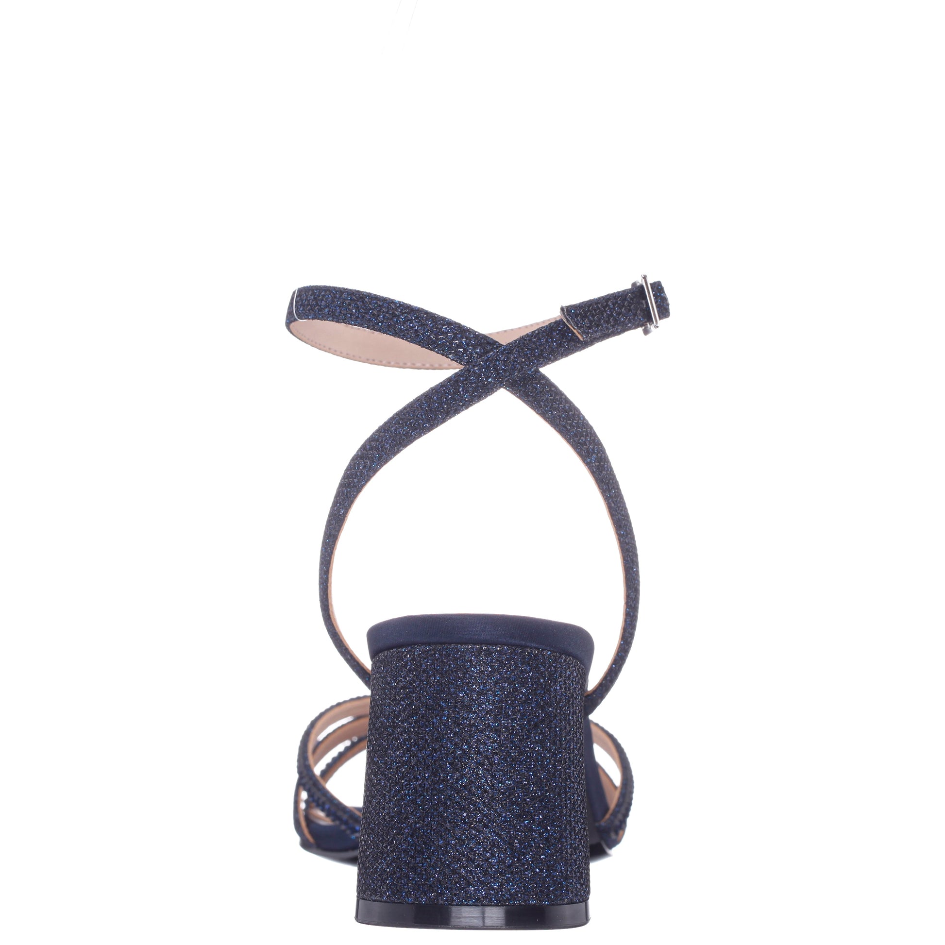 Nina Shoes Bracha Blue Block-Heel Sandals