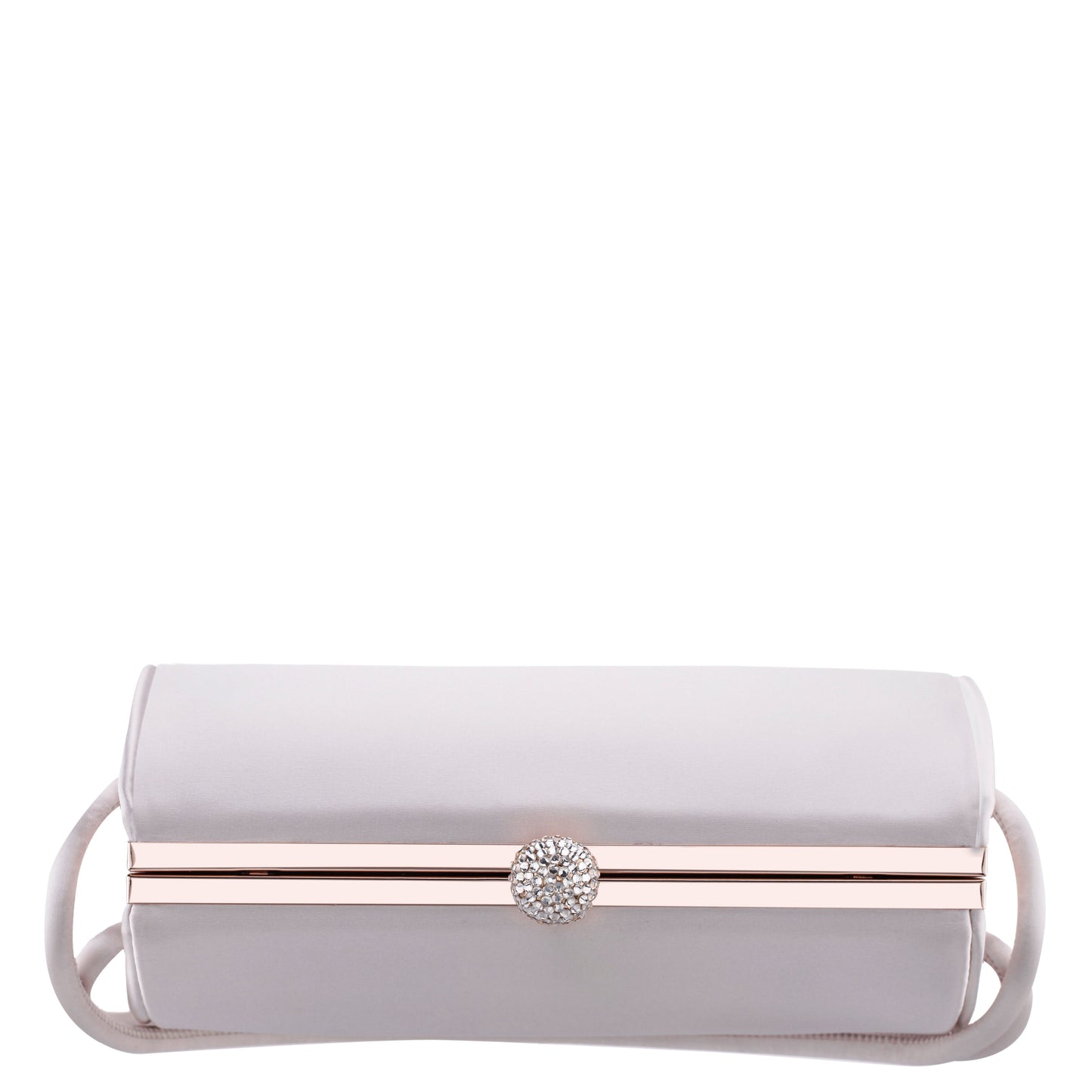 Nina Shoes Khalani Beige Satin Handle Bag