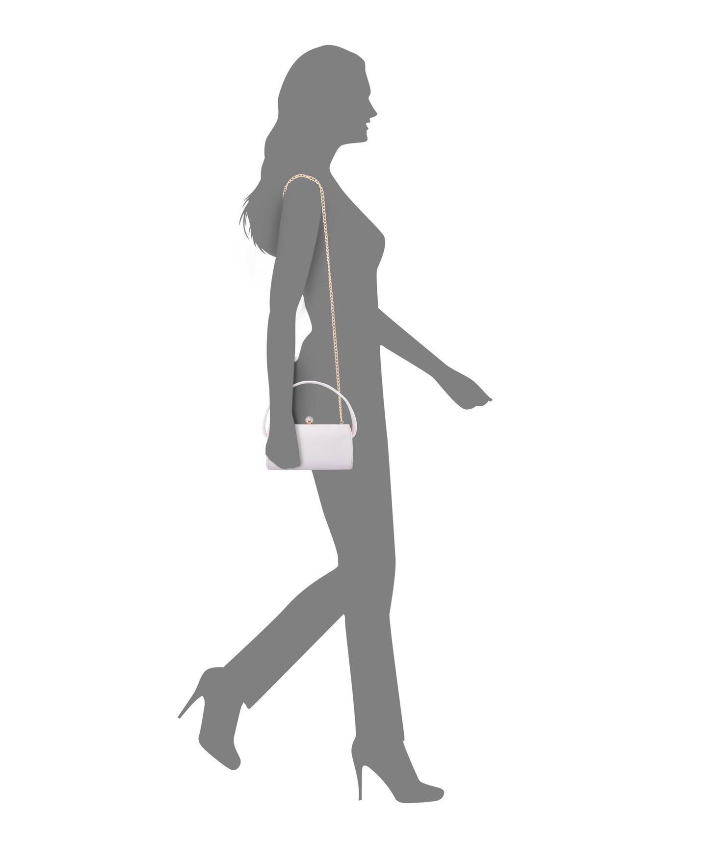 Nina Shoes Khalani Beige Satin Handle Bag