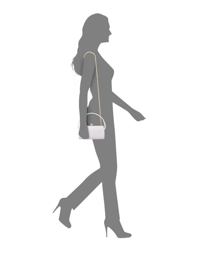 Nina Shoes Khalani Beige Satin Handle Bag