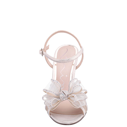 Nina Shoes Vayda Platino Ankle Strap High-Heel Sandals