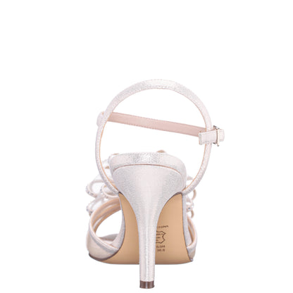 Nina Shoes Vayda Platino Ankle Strap High-Heel Sandals